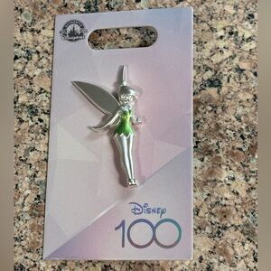 2023 Disney Platinum 100 Years of Wonder 100th Anniversary Tinkerbell Pin